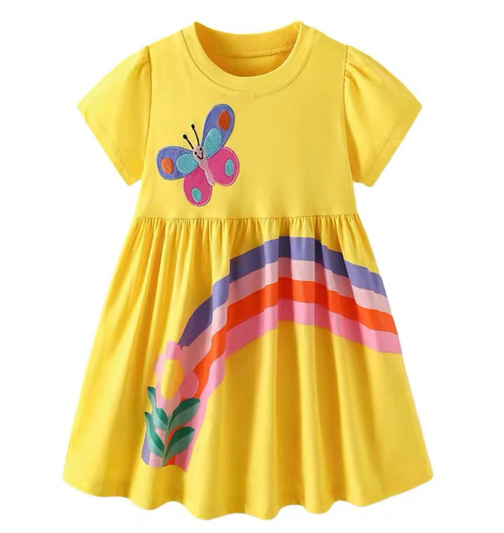 Newest Summer Toddler Girls Dresses Bluey Clothes
