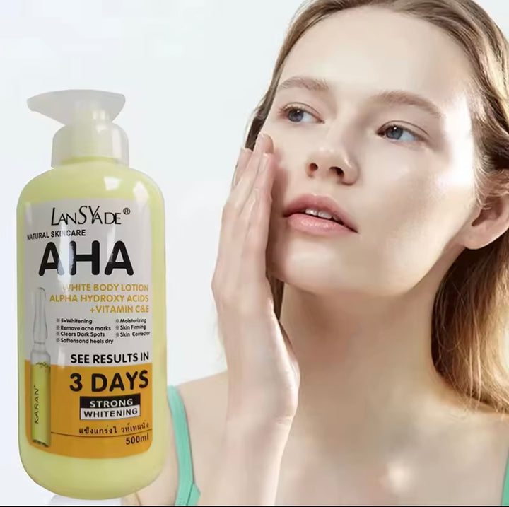 500ml AHA Vitamin C&E Moisturizing Lightening Body Lotion