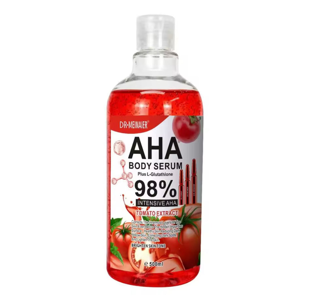 500ml AHA Hyaluronic Vitamin C Arbutin Face and Body Serum