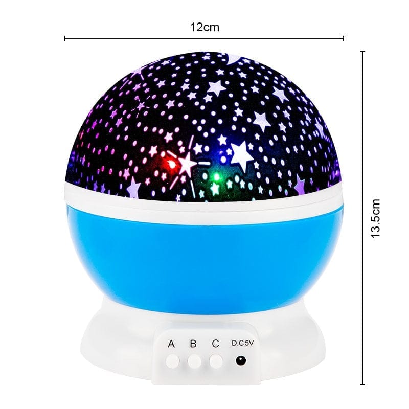 Galaxy Projector Starry Sky Rotating LED Night Moon Light Kids Gift Lamp BENNYS 