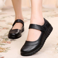 Genuine Leather Ballet Shoes Ladies Casual Shoes BENNYS 