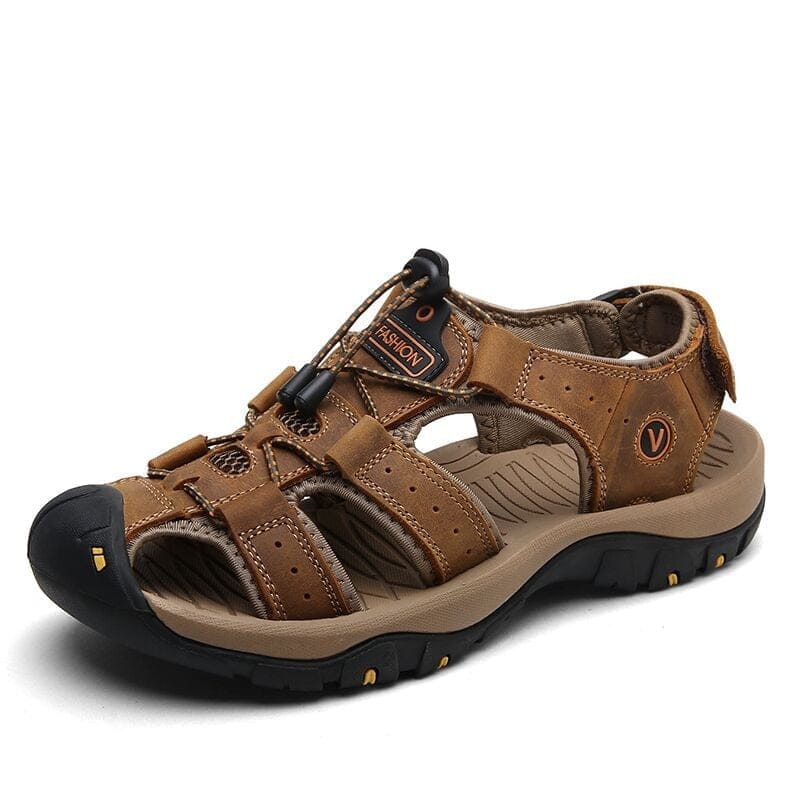 Genuine Leather Men Shoes Summer New Large Size Men's Sandals BENNYS 