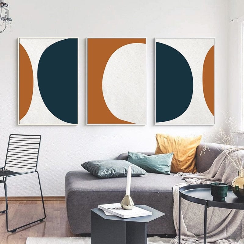 Geometric Abstract Canvas Painting Wall Art BENNYS 