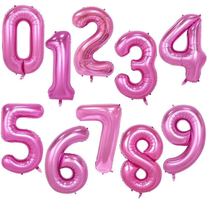 Giant Birthday Foil Number Balloons BENNYS 