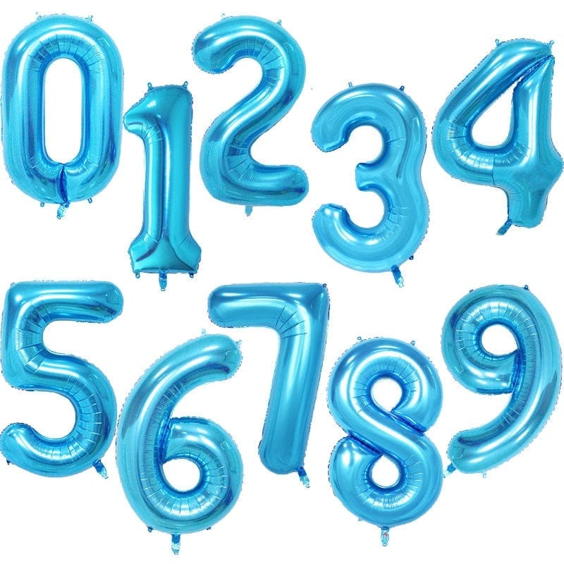 Giant Birthday Foil Number Balloons BENNYS 