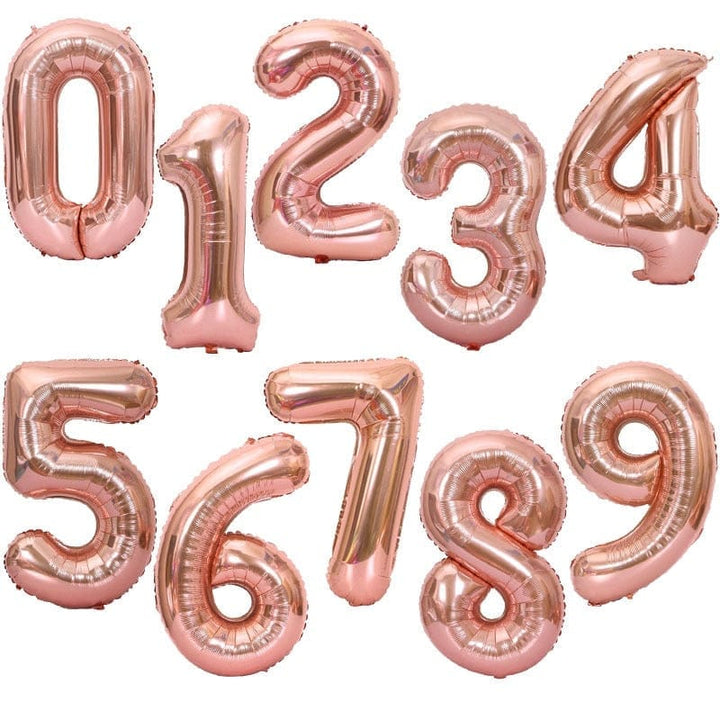 Giant Birthday Foil Number Balloons BENNYS 