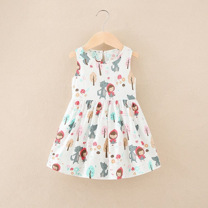 Girl Dress 100% Cotton Kids Summer Princess Dress BENNYS 