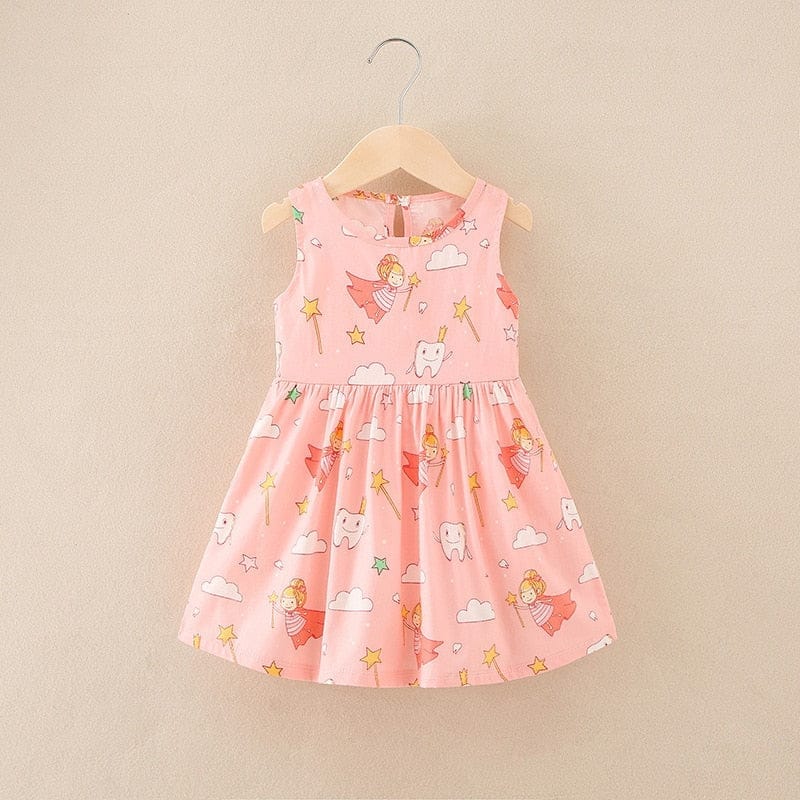 Girl Dress 100% Cotton Kids Summer Princess Dress BENNYS 