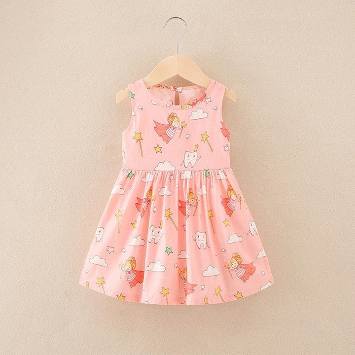 Girl Dress 100% Cotton Kids Summer Princess Dress BENNYS 