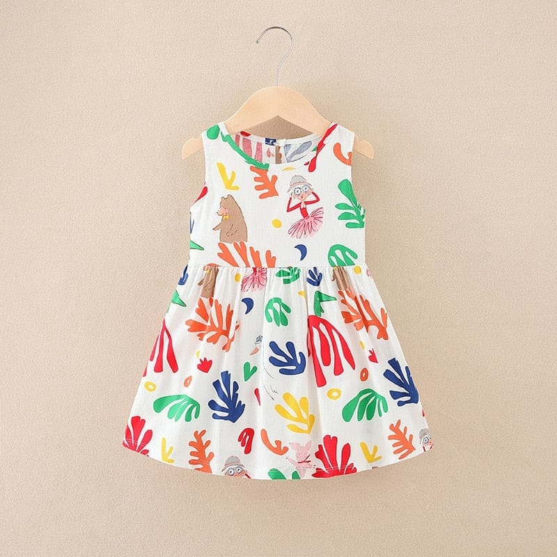 Girl Dress 100% Cotton Kids Summer Princess Dress BENNYS 