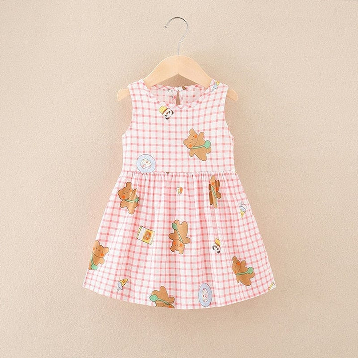 Girl Dress 100% Cotton Kids Summer Princess Dress BENNYS 