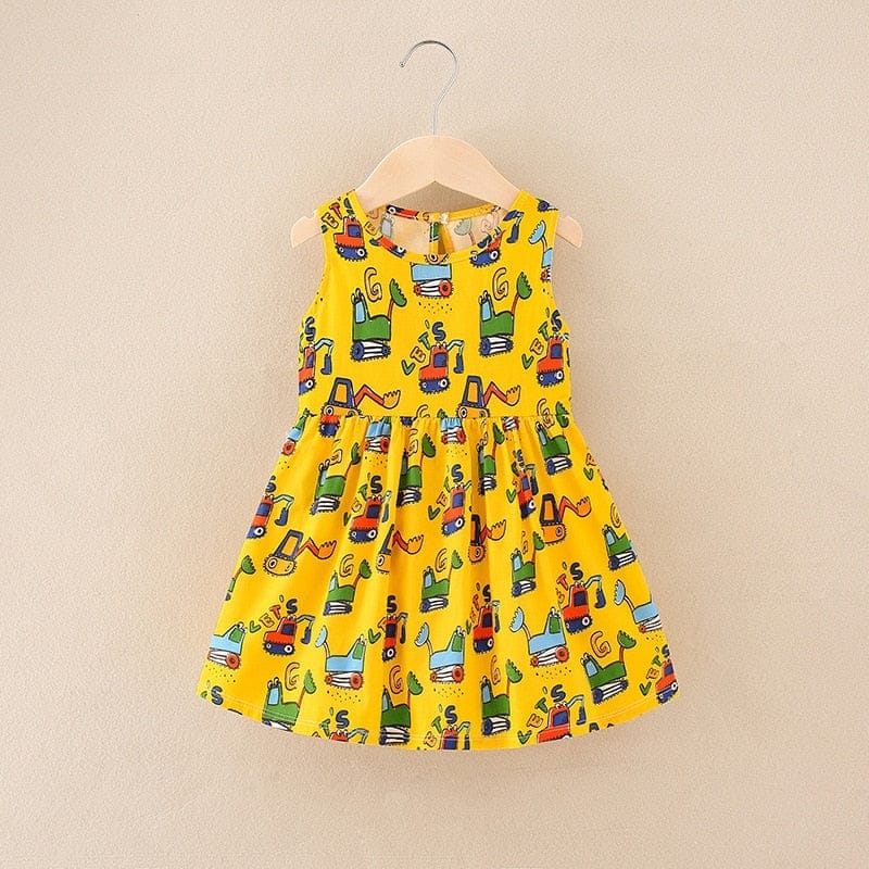 Girl Dress 100% Cotton Kids Summer Princess Dress BENNYS 