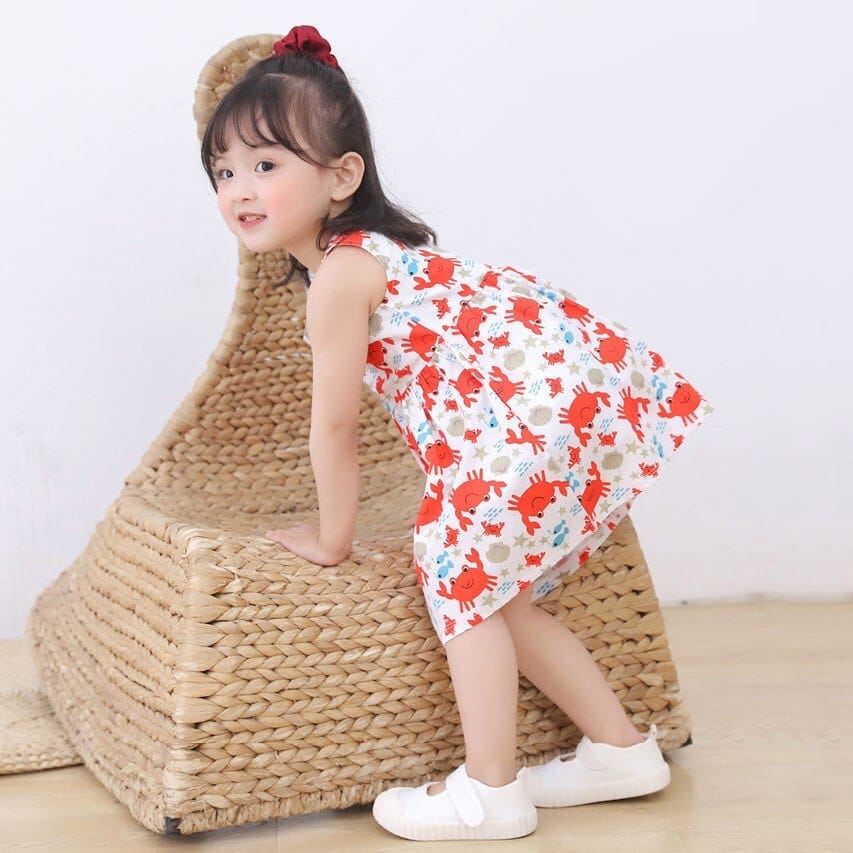 Girl Dress 100% Cotton Kids Summer Princess Dress BENNYS 