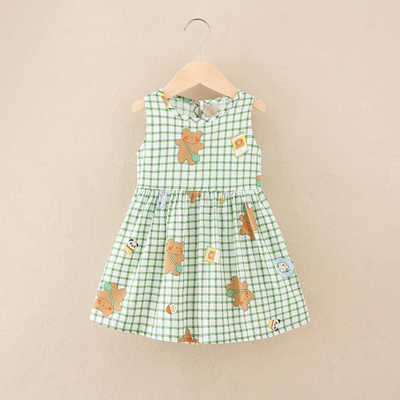 Girl Dress 100% Cotton Kids Summer Princess Dress BENNYS 