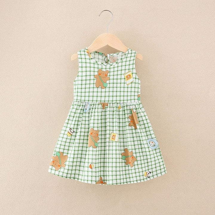 Girl Dress 100% Cotton Kids Summer Princess Dress BENNYS 