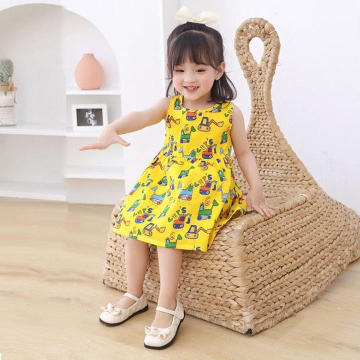 Girl Dress 100% Cotton Kids Summer Princess Dress BENNYS 