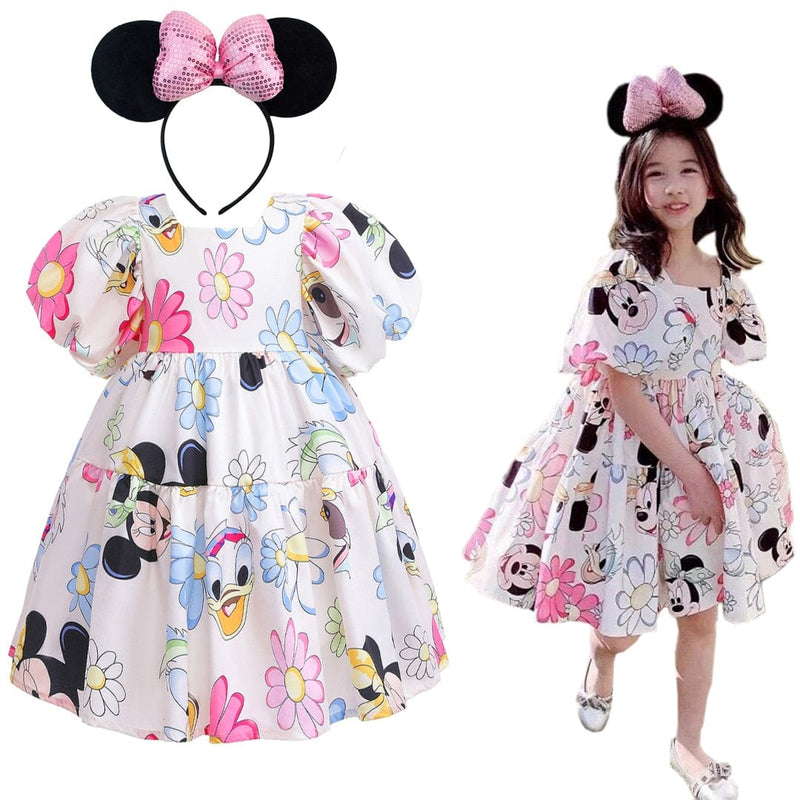 Girl Dress Kids Toddler Mickey Minnie Mouse Princess Dresses BENNYS 