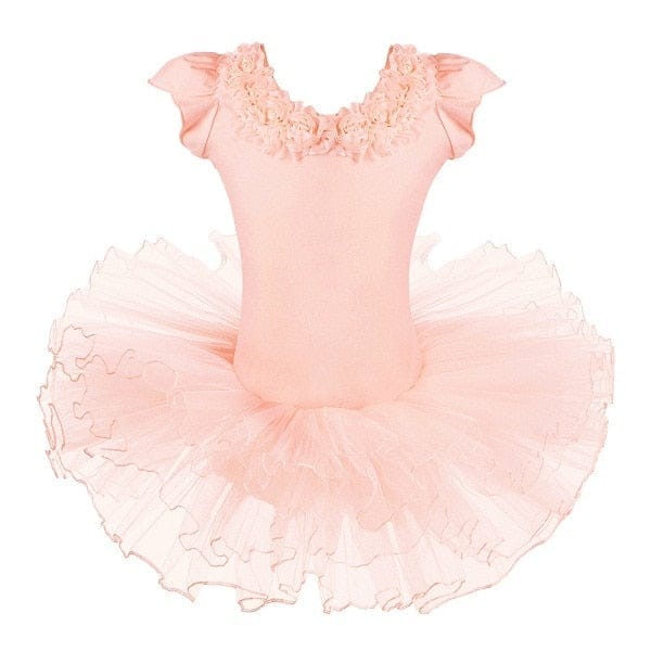 Girls Ballet Tutu Tulle Dress Sleeveless Gymnastics Dress For Kids BENNYS 