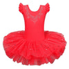 Girls Ballet Tutu Tulle Dress Sleeveless Gymnastics Dress For Kids BENNYS 