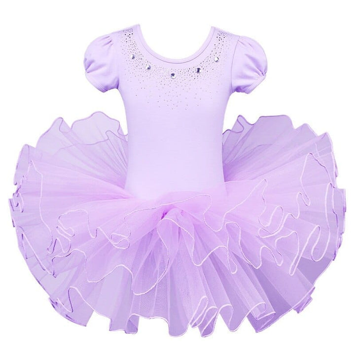 Girls Ballet Tutu Tulle Dress Sleeveless Gymnastics Dress For Kids BENNYS 