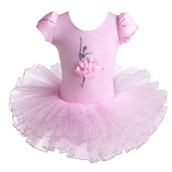 Girls Ballet Tutu Tulle Dress Sleeveless Gymnastics Dress For Kids BENNYS 