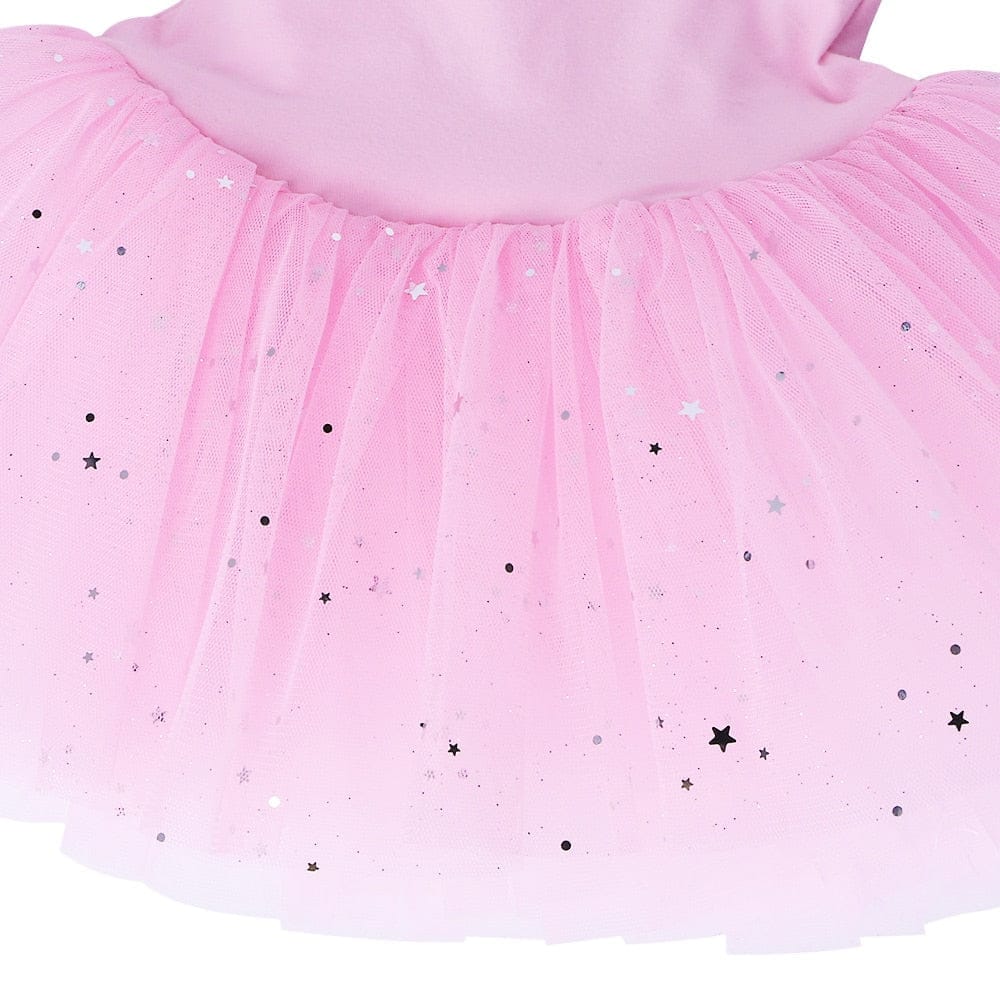 Girls Ballet Tutu Tulle Dress Sleeveless Gymnastics Dress For Kids BENNYS 