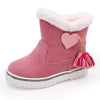 Girls Boots Fur Thick Warm Children's Top Quality Snow Boots BENNYS 