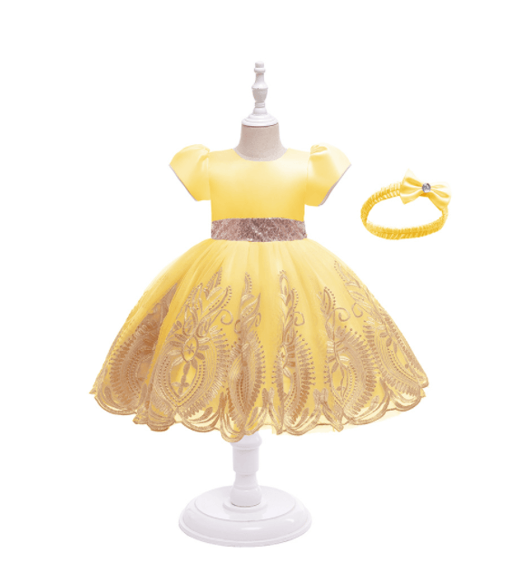 Girls Dress European And American Princess Dress Mesh Tutu Skirt BENNYS 