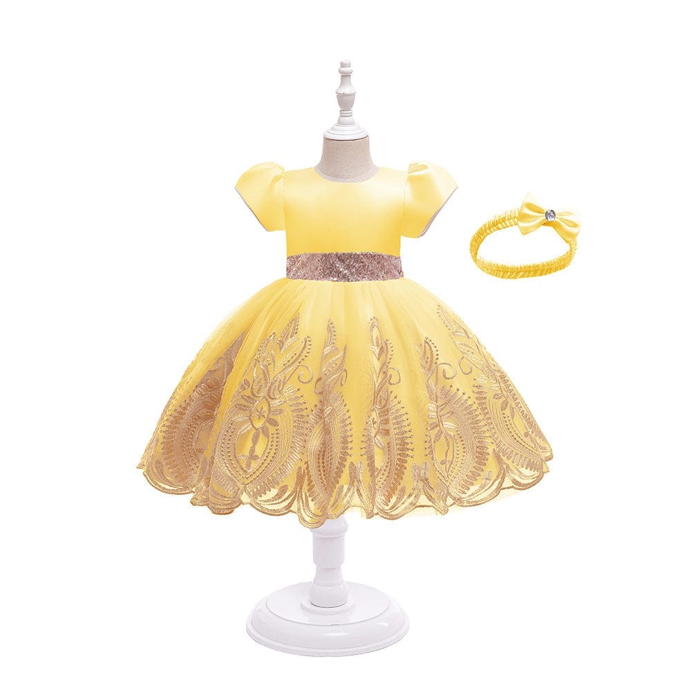 Girls Dress European And American Princess Dress Mesh Tutu Skirt BENNYS 