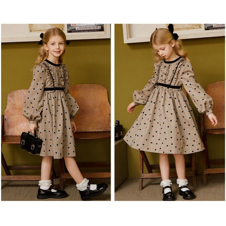 Girls Kids Polka Dot Princess Dress BENNYS 