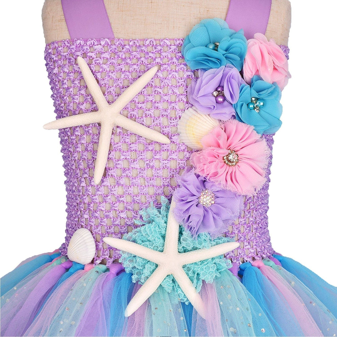 Girls Pastel Ariel Mermaid Tutu Dress BENNYS 