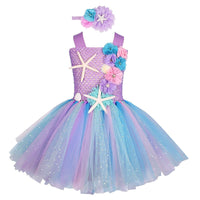 Girls Pastel Ariel Mermaid Tutu Dress BENNYS 