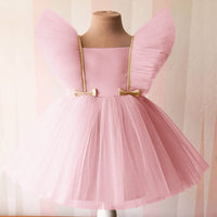 Girls' Princess Dress With Flying Sleeves And Waist BENNYS 