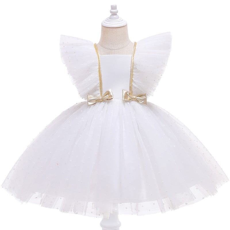 Girls' Princess Dress With Flying Sleeves And Waist BENNYS 