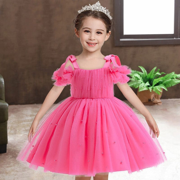 Girls' Princess Dress With Flying Sleeves And Waist BENNYS 