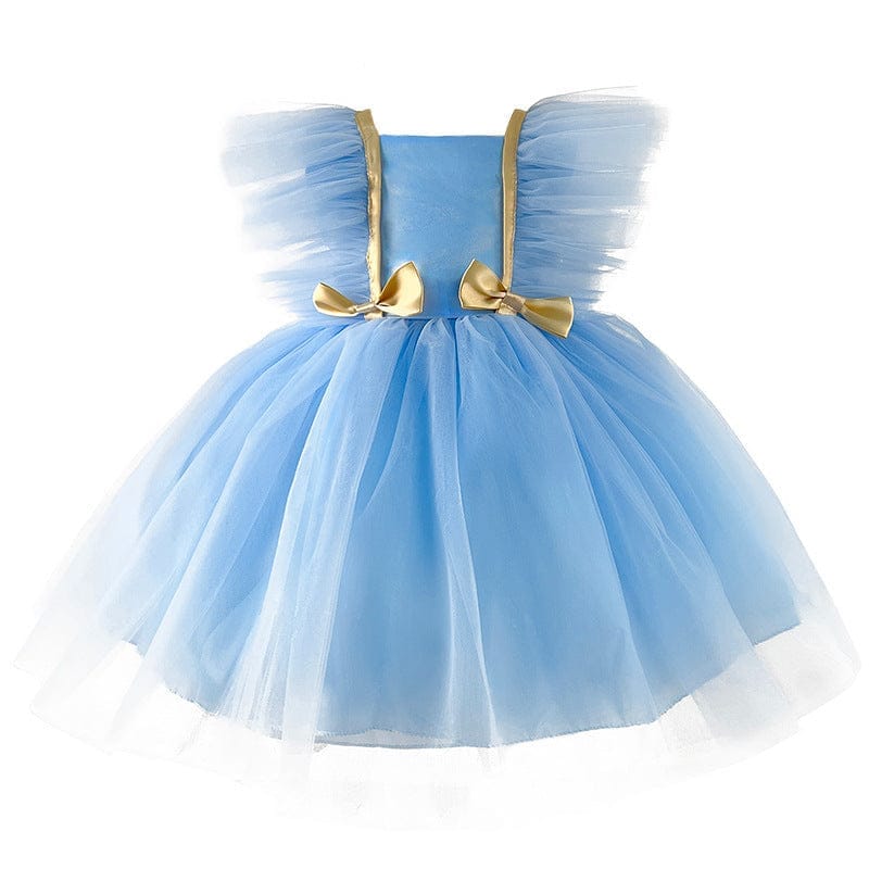 Girls' Princess Dress With Flying Sleeves And Waist BENNYS 