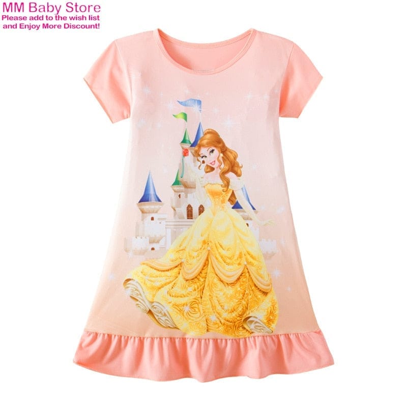 Girls Princess Nightdress Clothes Cartoon Pajamas BENNYS 