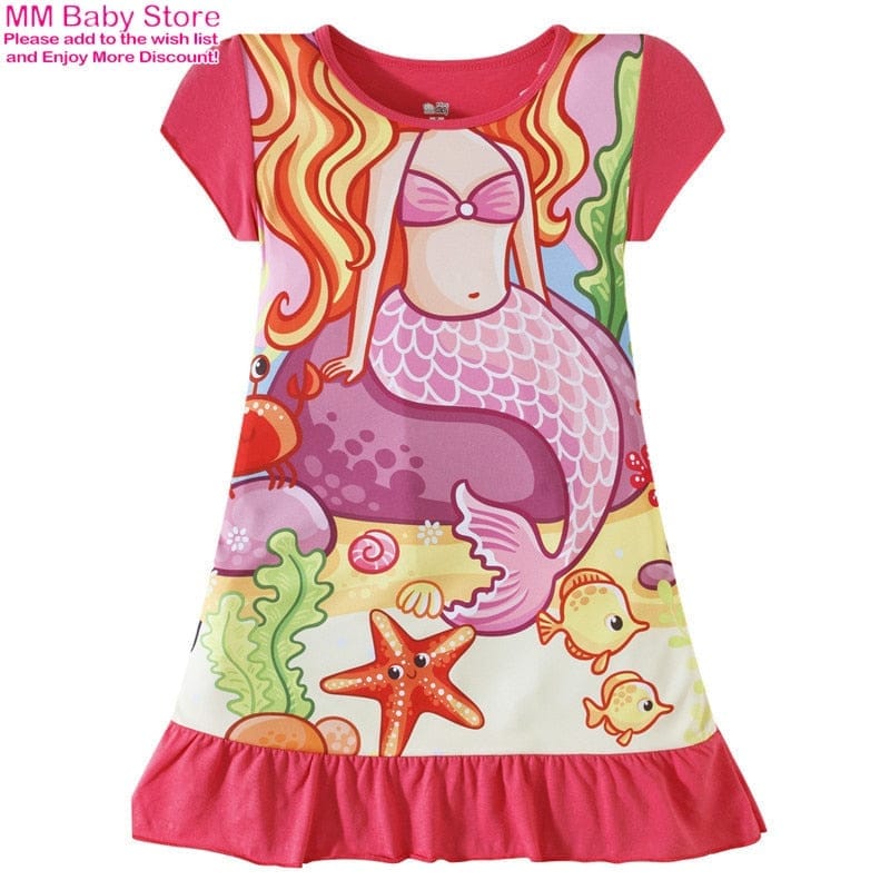 Girls Princess Nightdress Clothes Cartoon Pajamas BENNYS 