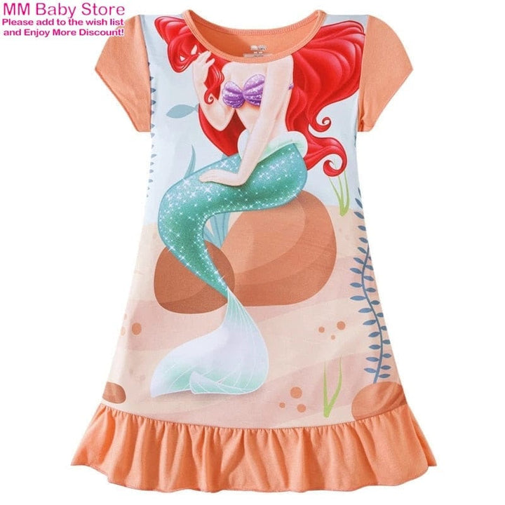 Girls Princess Nightdress Clothes Cartoon Pajamas BENNYS 