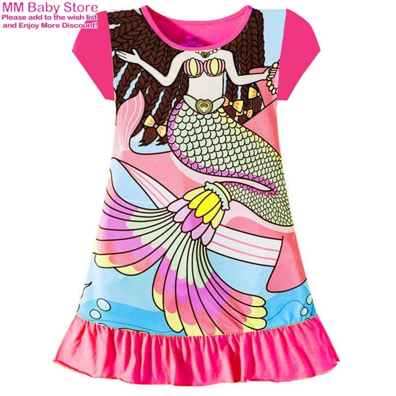 Girls Princess Nightdress Clothes Cartoon Pajamas BENNYS 