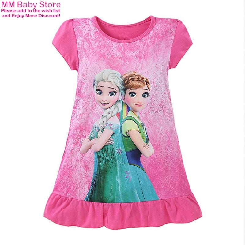 Girls Princess Nightdress Clothes Cartoon Pajamas BENNYS 