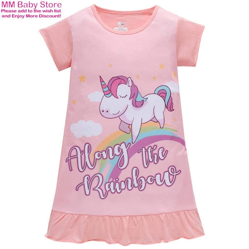 Girls Princess Nightdress Clothes Cartoon Pajamas BENNYS 