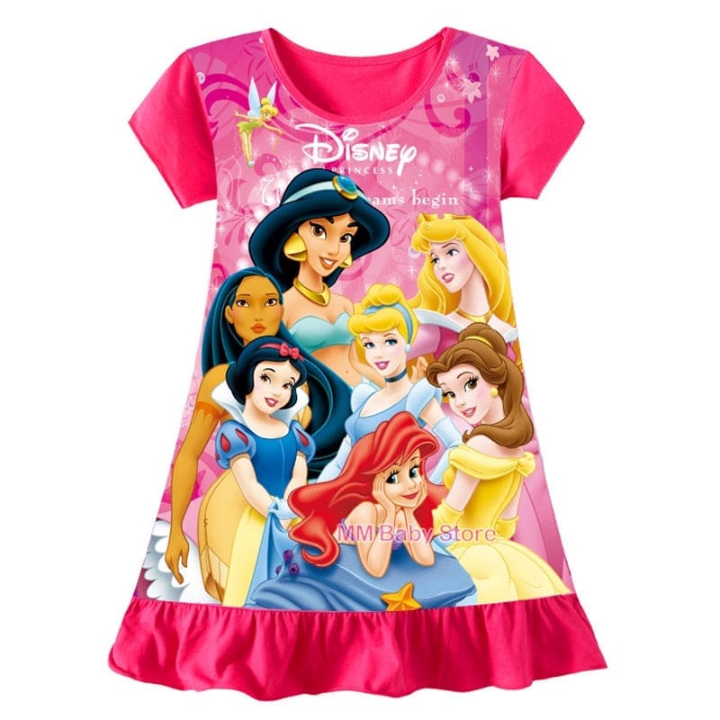 Girls Princess Nightdress Clothes Cartoon Pajamas BENNYS 