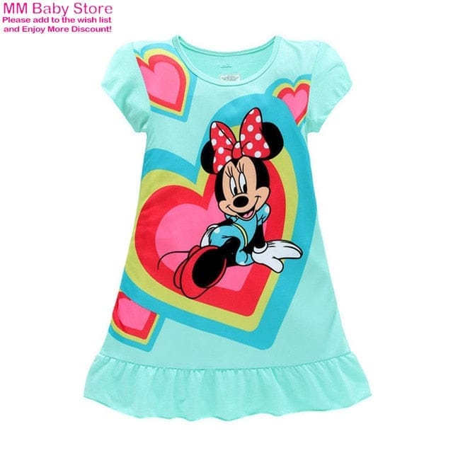 Girls Princess Nightdress Clothes Cartoon Pajamas BENNYS 