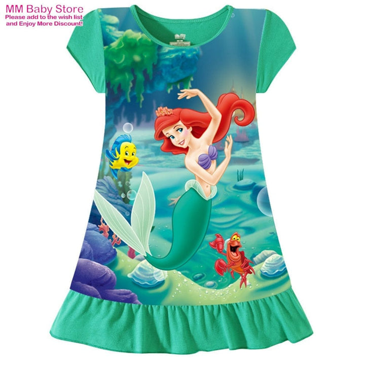 Girls Princess Nightdress Clothes Cartoon Pajamas BENNYS 