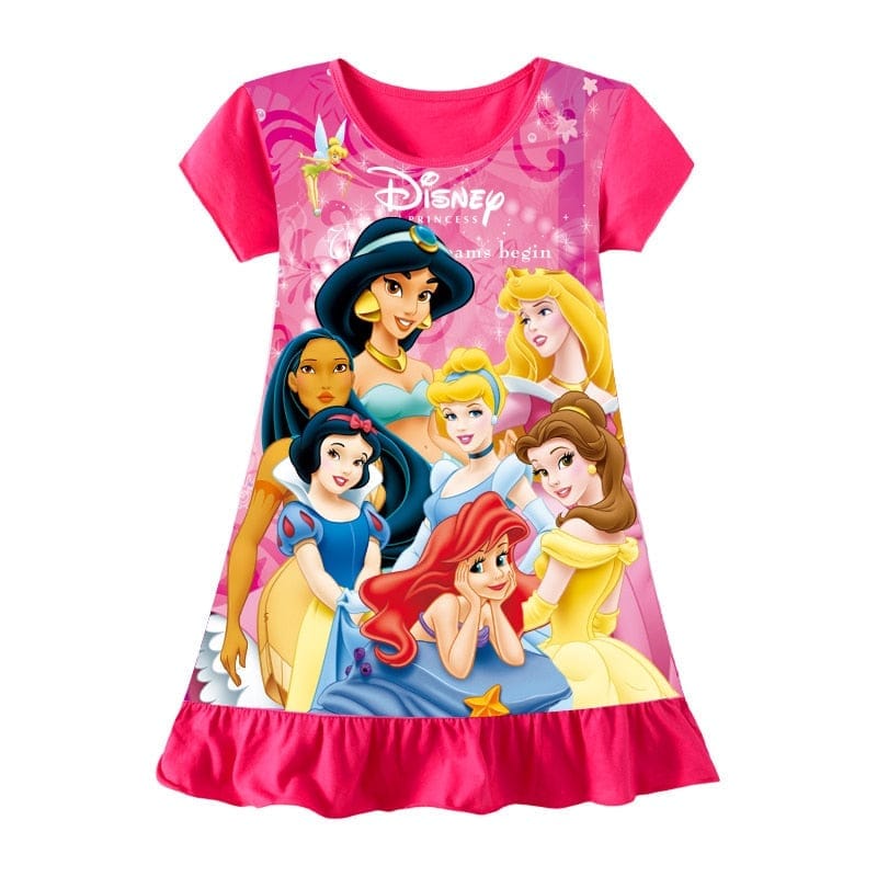 Girls Princess Nightdress Clothes Cartoon Pajamas BENNYS 