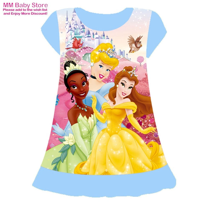 Girls Princess Nightdress Clothes Cartoon Pajamas BENNYS 