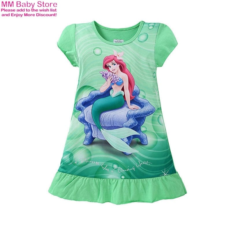 Girls Princess Nightdress Clothes Cartoon Pajamas BENNYS 