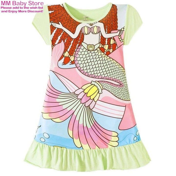 Girls Princess Nightdress Clothes Cartoon Pajamas BENNYS 