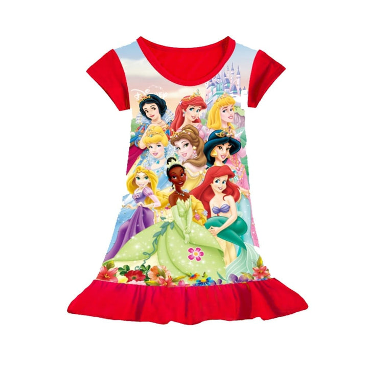 Girls Princess Nightdress Clothes Cartoon Pajamas BENNYS 